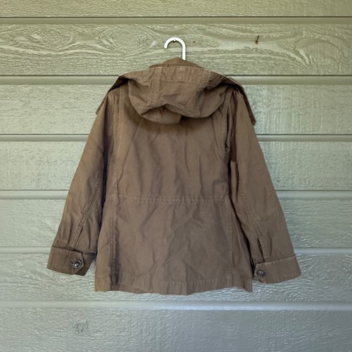 J. Crew Crewcuts Field Jacket Army Green Hooded Boys Size 4/5 - Picture 8 of 10