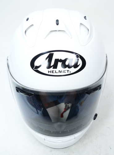 Vtg Arai RX-7 Corsair Motorcycle Helmet Full Face White Men Size Medium - 第 2/15 張圖片