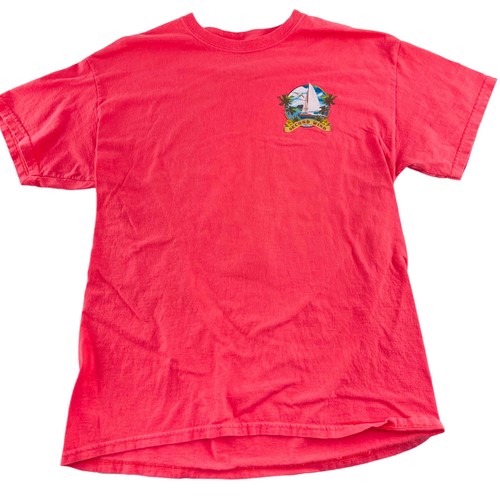 Saddlebred Second Wind Island Cruisin' Red T-Shirt - Size Medium Salmon Pink
