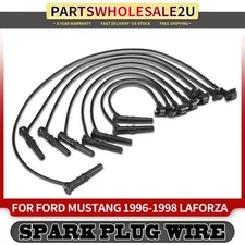 8Pcs Spark Plug Wire Sets for Ford Mustang 1996-1998 4.6L Laforza 1994-1998 5.0L