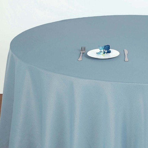 20 Pack 120 Inch ROUND TABLECLOTHS Wedding Decorations Party Table Covers - Picture 4 of 8