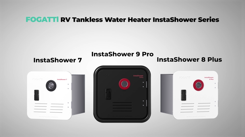 FOGATTI RV Tankless Water Heater 66,000 BTU InstaShower Pro with