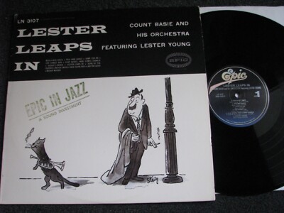 Count Basie-Lester Leaps in LP-19?? USA-Epic Records-LN 3107-Reissue