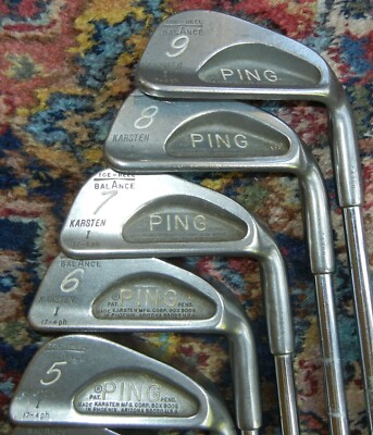 PING KARSTEN TOE-HEEL BALANCE アイアンセット7本 Ping Karsten Toe Heel Balance Single 7 Iron Reg Steel Shaft