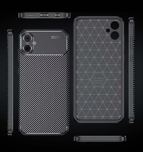 Étui ARMOUR pour Samsung Galaxy A05 fibre de carbone silicone antichoc - Photo 7 sur 14