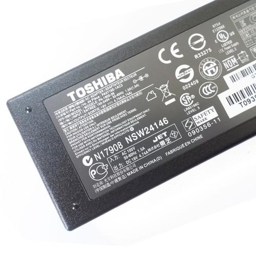 Original AC Adapter For Toshiba Satellite C840 C840D C850 C850D 90W Charger Cord - Picture 2 of 6