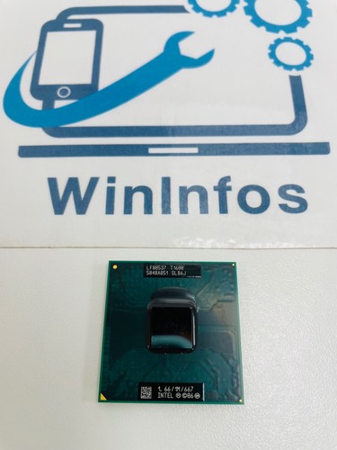 Procador Intel Mobile Celeron de doble núcleo, CPU T1600, SLB6J, 1,6 GHz, doble núcleo, doble