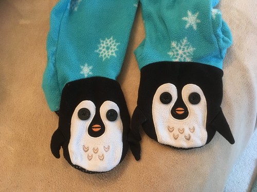 NICK & NORA PJS Footie Pajamas Fleece Footed Adult - Picture 5 of 6