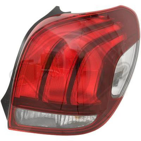 RüCkleuchte Heckleuchte RüCklicht Rechts Mit LampenträGer FüR Peugeot 108-image