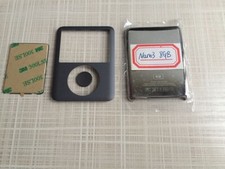 GRAY Faceplate Front  Back Housing Case Cover Button For iPod Nano 3 3rd 8GB