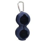 Silicone Ball Holder Dual Ball Storage Protection Carrier with Hook (Dark Blue)