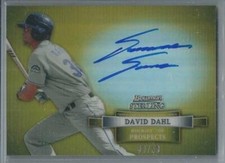 2012 Bowman Sterling David Dahl Gold Refractor Chrome Auto Autograph 30/50