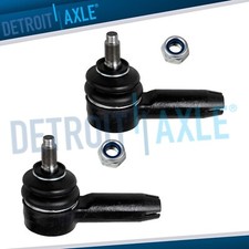 New Pair 2 Front Outer Tie Rod End Links For Audi 80 90 Quattro 4000
