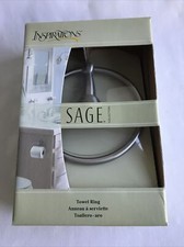 Moen Towel Ring Brushed Nickel Inspirations Sage DN6886BN Spot Resistant 6"
