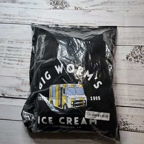 Shein Boys Black Ice Cream Truck Novelty Sweatsuit Crewneck & Pants Sz 9 NEW - Picture 6 of 6