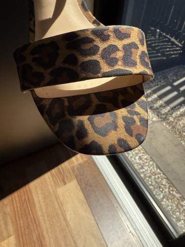 Near New - Sandler Harper Heel in Leopard Fabric Sandal RRP $149.95 - Picture 8 of 12