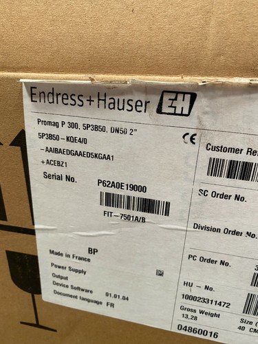 Endress +Hauser Promag P 300 5P3B50 DN 50 2" - Picture 3 of 6