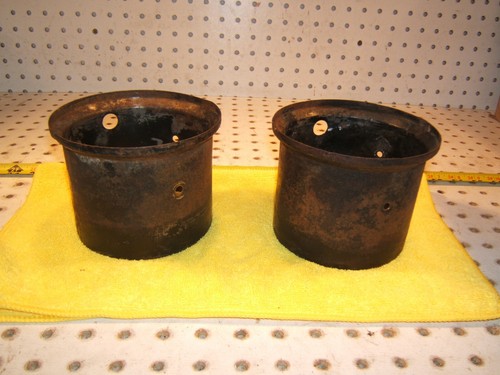 Mercedes W180,W128,W105 Ponton under hood heater air outlets metal Blower 2 Duct - Picture 10 of 12
