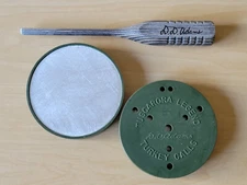 New D.D Adams Tuscarora Legend Aluminum/Glass Turkey Call  3.5" dia - NWTF
