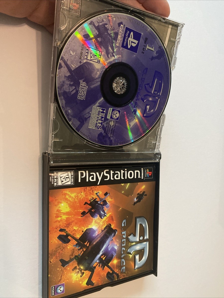 その他 G-POLICE G-POLICE PS1 PlayStation, 1997 Complete Mint Manual + Reg