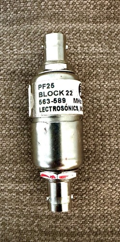Lectrosonics PF25 Passive Filter for Receiving Antennas Block22=2 for $90 - Picture 2 of 2