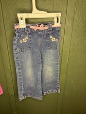 Disney Baby Girl Early 2000s Jeans Y2K 18 Months VTG, Toddler Pants. Belted