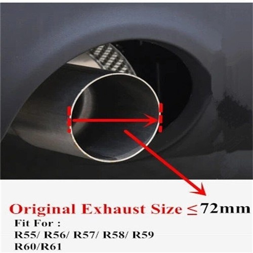 1 Pc Carbon Exhaust Tip Pipe for Mini Cooper F54 F55 F56 F57 R60 F60 R55 R56 - Bild 13 von 20