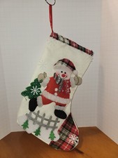 Snowman Christmas Stocking