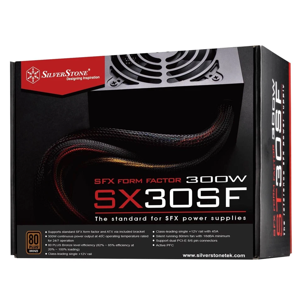 SilverStone SST-ST30SF v 2.0 - SFX Serie 300W 80 Plus Bronze flüsterleises PC... - Bild 3 von 4