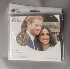 2018 Royal Mint Harry & Meghan Royal Wedding £5 Brilliant Uncirculated Coin Pack