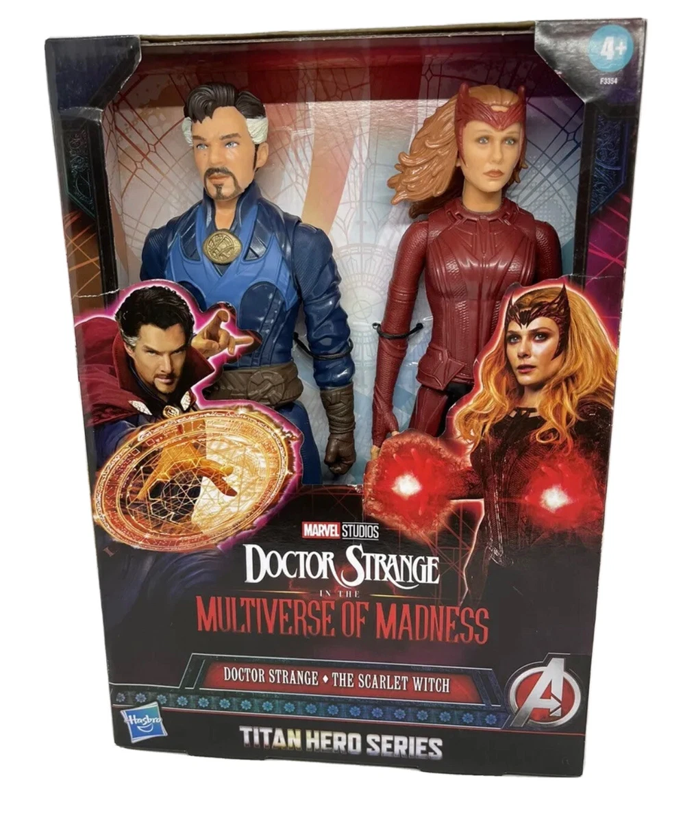 Marvel Avengers Titan Hero Series Doctor Strange in the Multiverse of  Madness Doctor Strange The Scarlet Witch 2-Pack - Marvel