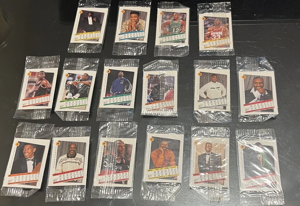 Lote De 16 1991-92 SKYBOX NBA MINI Sellados Oakley, Harper, Johnson, Parish, Thorpe Foto 2 de 2