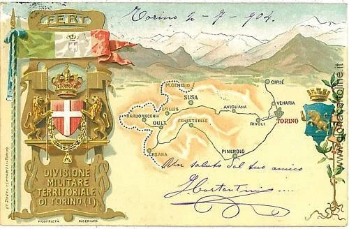 Cartoline reggimentali da collezione