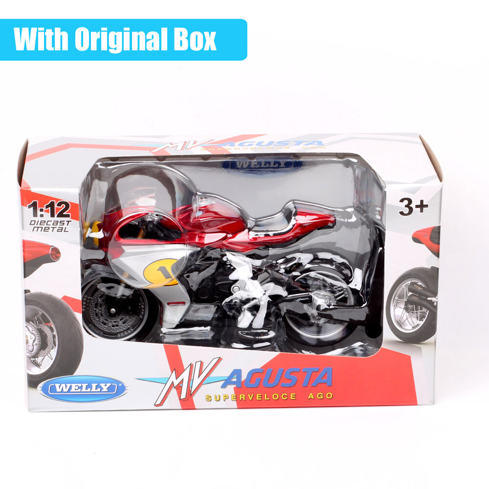 Welly 1:12 MV Agusta Superveloce AGO 2022 - Modello Moto Pressofuso Edizione Limitata - Foto 4