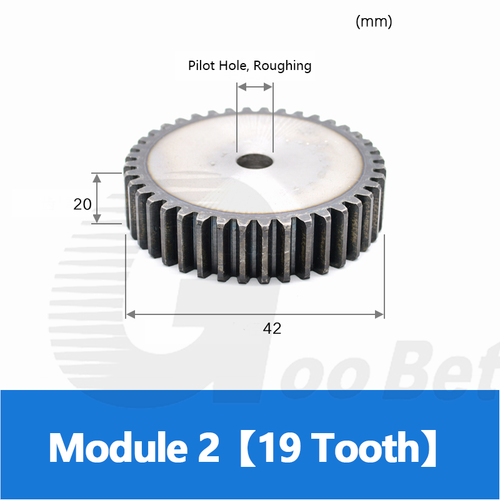 Modul 1 1,5 2 2,5 3 4 5 Zahnrad Stirnrad aus Stahl C45 gefräst 8-160 Zähne Flach - Bild 165 von 273