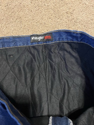 Wrangler Jeans Riggs Workwear Carpenter Mens Sz 38X36 Denim Dark Wash Big & Tall - Picture 4 of 6