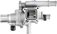 X AUTOHAUX Engine Coolant Thermostat Housing Assembly with Sensor Gasket for... 