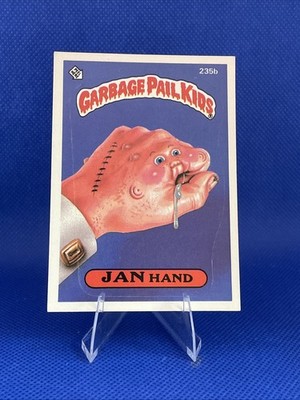 Garbage Pail Kids Series 6 #235b Jan Hand GPK Trading Card GPK 1986