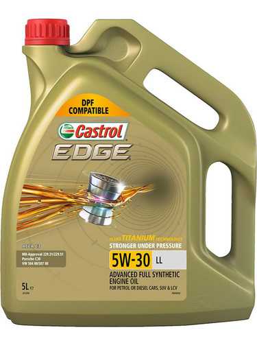 Castrol Edge FST Full Synthetic 5W-30 Engine Oil 5L (3413348) - Picture 1 of 12