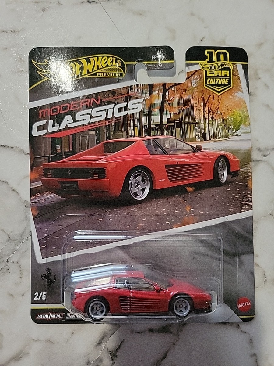 ホットウィール　Modern Classics セット　フェラーリ　テスタロッサ Hot Wheels Premium Car Culture Modern Classics Ferrari Testarossa
