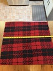 American Eagle Outfitters Women's Plaid Knit Fringe Scarf Red Black Polyester — photo 4