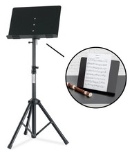Pupitre de Musique Orchestre Partition 2in1 Tablette Détachable Support Reglable