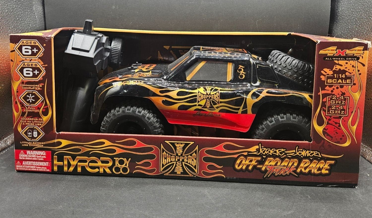 West Coast Choppers Off-Road Race RC Truck 1:14 Scale 4x4 2.4 GHz Fully Function