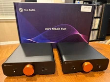 Fosi Audio ZA3  Integrated Amplifiers bundle pair w/ 48V, 5A power supplies
