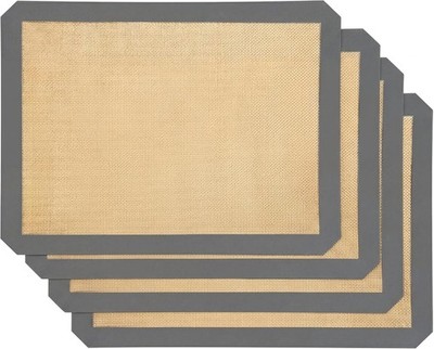 4-Pack Non-Stick Silicone Baking Mat, Food Safe Silicone Mats for Baking