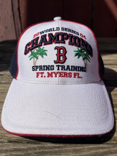 MLB BOSTON RED SOX 2005 Rare Spring Training 2004 World Series New Tags Vtg NOS - Picture 1 of 6