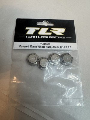 Team Losi Racing Covered 17mm Wheel Nuts Alum 8B/8T 2.0 TLR3538 Gas Car/Truck