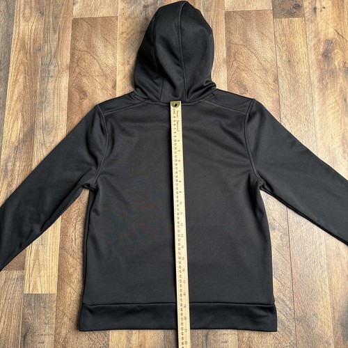 Adidas Hoodie Youth Size Medium Black Athletic Training Running Fitness 3744 - Picture 7 of 13