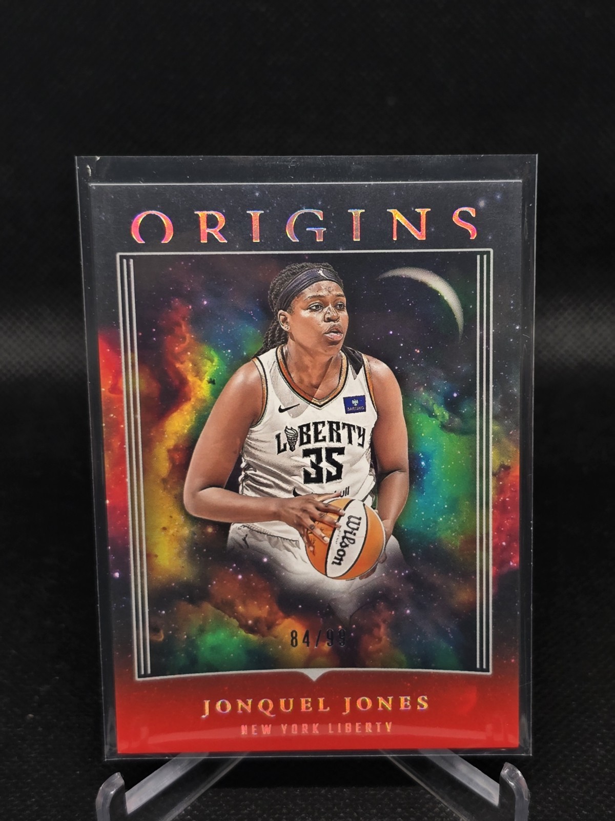 2024 panini wnba origins JONQUEL JONES#48 base red 84/99 NEW YORK