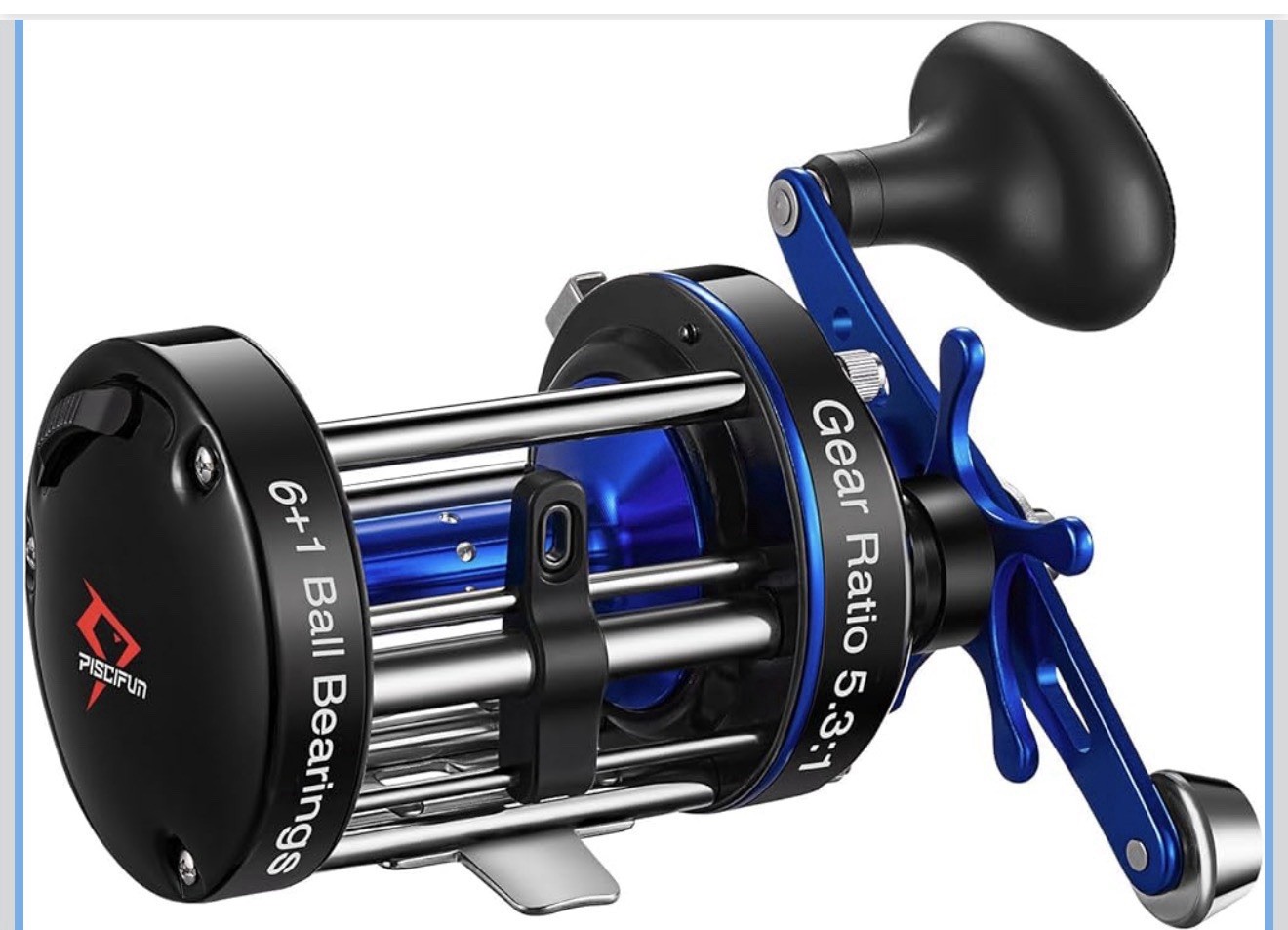 Piscifun Chaos XS Baitcasting Fishing Reel, Reinforced Metal